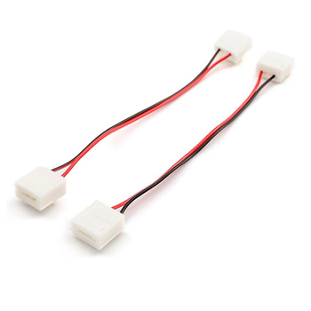 Комплект коннекторов Apeyron Electrics 09-14 (2 клипсы с проводами) для одноцветной светодиодной ленты 12В 10мм IP65 - Светильники - Cветодиодные ленты - . Магазин оборудования для автономного и резервного электропитания Ekosolar.ru в Камышине
