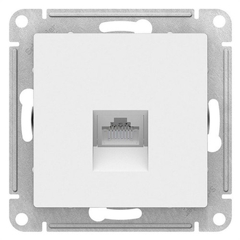 Розетка компьютерная SE AtlasDesign RJ45, белая механизм - Электрика, НВА - Выключатели и розетки - Розетки - . Магазин оборудования для автономного и резервного электропитания Ekosolar.ru в Камышине
