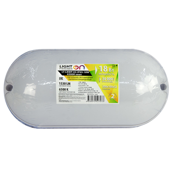 Банник LT-LBWP-03-IP65-18W-6500К LED овальный - Светильники - Для ЖКХ - . Магазин оборудования для автономного и резервного электропитания Ekosolar.ru в Камышине