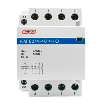 Модульный контактор КМ63/4P 40A 4НО Энергия - Электрика, НВА - Коммутационное оборудование - Контакторы - . Магазин оборудования для автономного и резервного электропитания Ekosolar.ru в Камышине