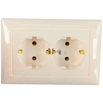 Розетка Legrand Valena 2X2К+З в сборе белая - Электрика, НВА - Выключатели и розетки - Розетки - . Магазин оборудования для автономного и резервного электропитания Ekosolar.ru в Камышине